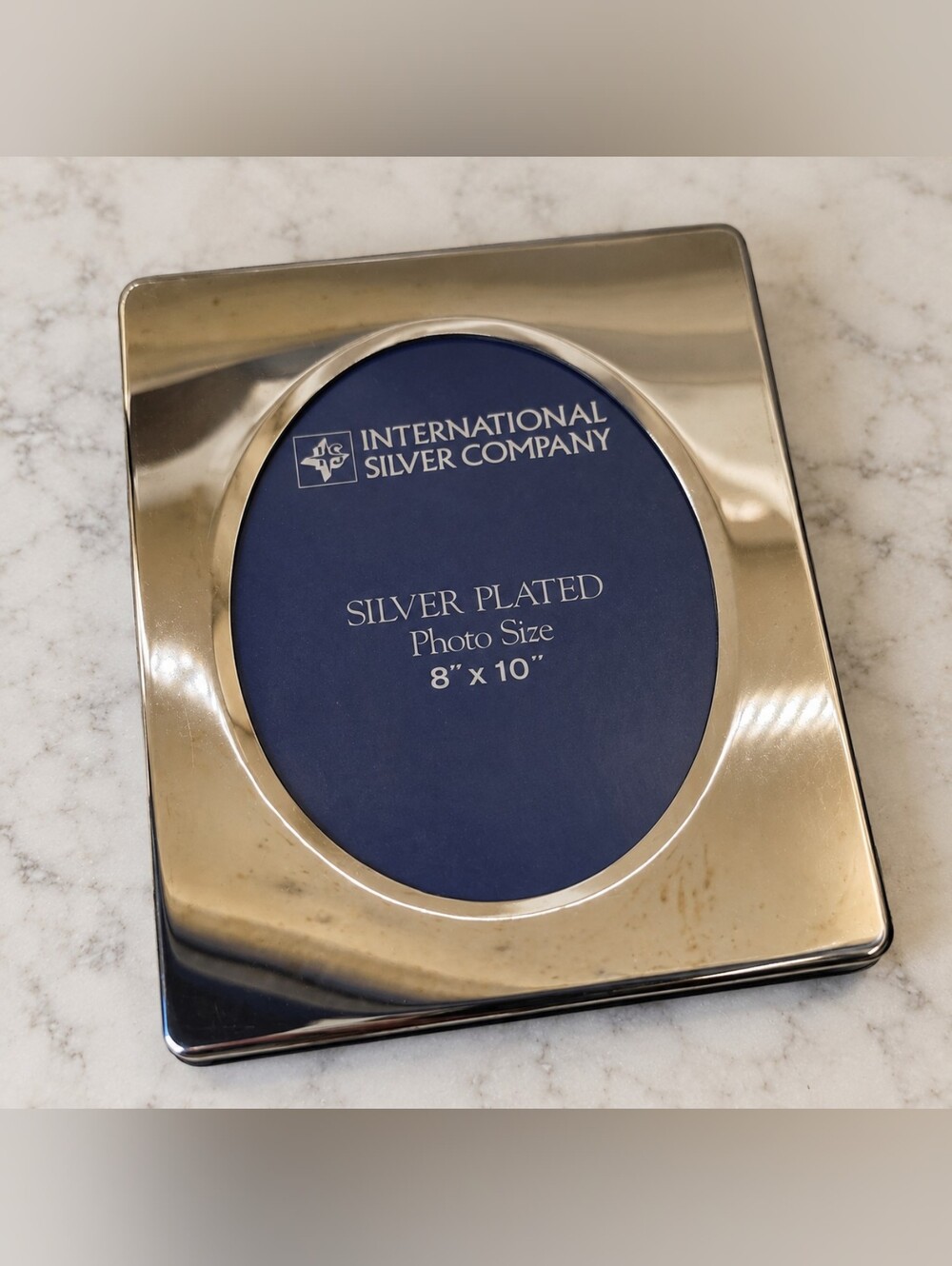 International Silver Co Silver Plated 8x10 Frame Photo Album 28 Sleeves Keepsake